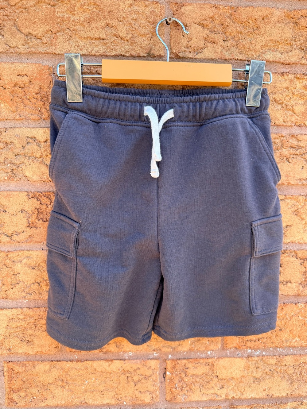 4/$25 • Joe Fresh Charcoal Cargo Sweatshorts with Drawstring